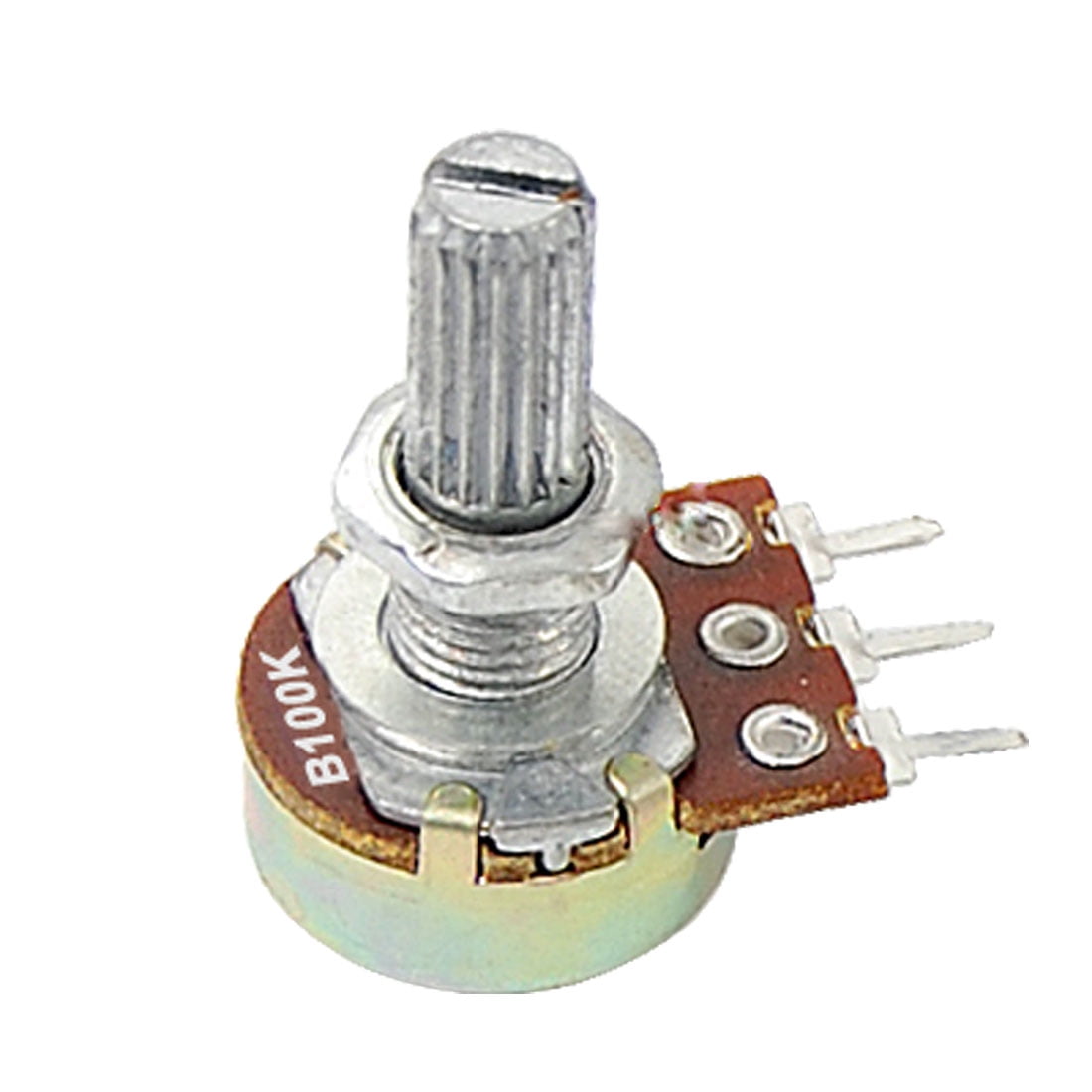 B100K Single Taper Linear Potentiometer 2 Pieces