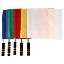 SWETRACE Volleyball Line Judge Flags Signal Assorted Color Event Organizers Driving Race Theme 5PCS