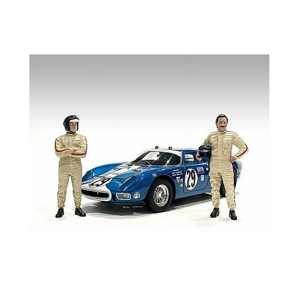 AMERICAN DIORAMA 1/43 - FIGURINES Racing Legends 60 Set of 2 Figures