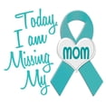 thumbnail image 2 of CafePress - Missing My Mom 1 TEAL Mug - 11 oz Ceramic Mug - Novelty Coffee Tea Cup, 2 of 3