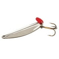 thumbnail image 4 of Bay de Noc Swedish Pimple Jigging Spoon 1/2oz Nickel, 4 of 5