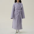 thumbnail image 2 of GHSOHS Robes for Women Robes Night Gown for Women Soft Comfy Flannel Bathrobe Pajamas Lengthened Winter Thick Bathrobe Comfortable Cotton Flannel Shawl Collar Couple Robe Sleepwear Robe Nightgown, 2 of 7