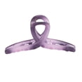 thumbnail image 4 of Pinzas para el pelo mate de moda, pinzas decorativas para peinar el cabello, pasador para la mandíbula, abrazadera, color morado claro, 4 of 8