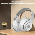 thumbnail image 5 of Bluetooth Headphones, Wireless Earbuds, Foldable Bluetooth 5.4 Head Mounted Noise Reduction Headphones with HiFi Stereo Sound, Lightweight Comfortable Leather Ear Pads, 24H Playtime, 5 of 9