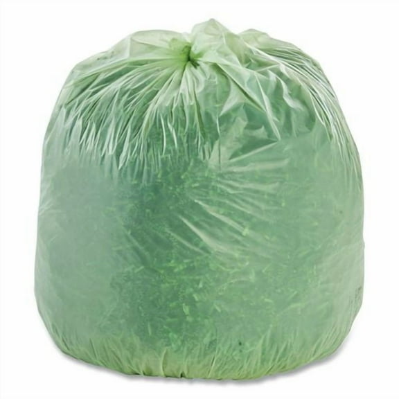 Ecosafe-6400 Bags, 64 Gal, 0.85 Mil, 48" X 60", Green, 30/box | Bundle of 2