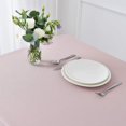 thumbnail image 4 of TRAHOO-Jacquard Nappe Carrée Résistante aux Taches, Anti-Rides, Lavable, Douce, Tissu Décoratif pour Salle à Manger, Usage Intérieur et Extérieur, 52 x 52 Pouces, Rose Poussiéreux, 4 of 4