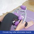 thumbnail image 3 of Naiovety Juego de rodillos de masaje Masajeador de yoga en forma de U con banda elástica y anillo Gimnasios en casa No.1 Naiovety OD010553-01, 3 of 6