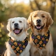 thumbnail image 2 of Dog Bandana 2 Pack,Halloween Pumpkins and Spider Webs Bandanas for Dogs,Cat Bandana,Small/ Large Dog Bandana 2 Size,Dog Bandanas Girl Boy, 2 of 5