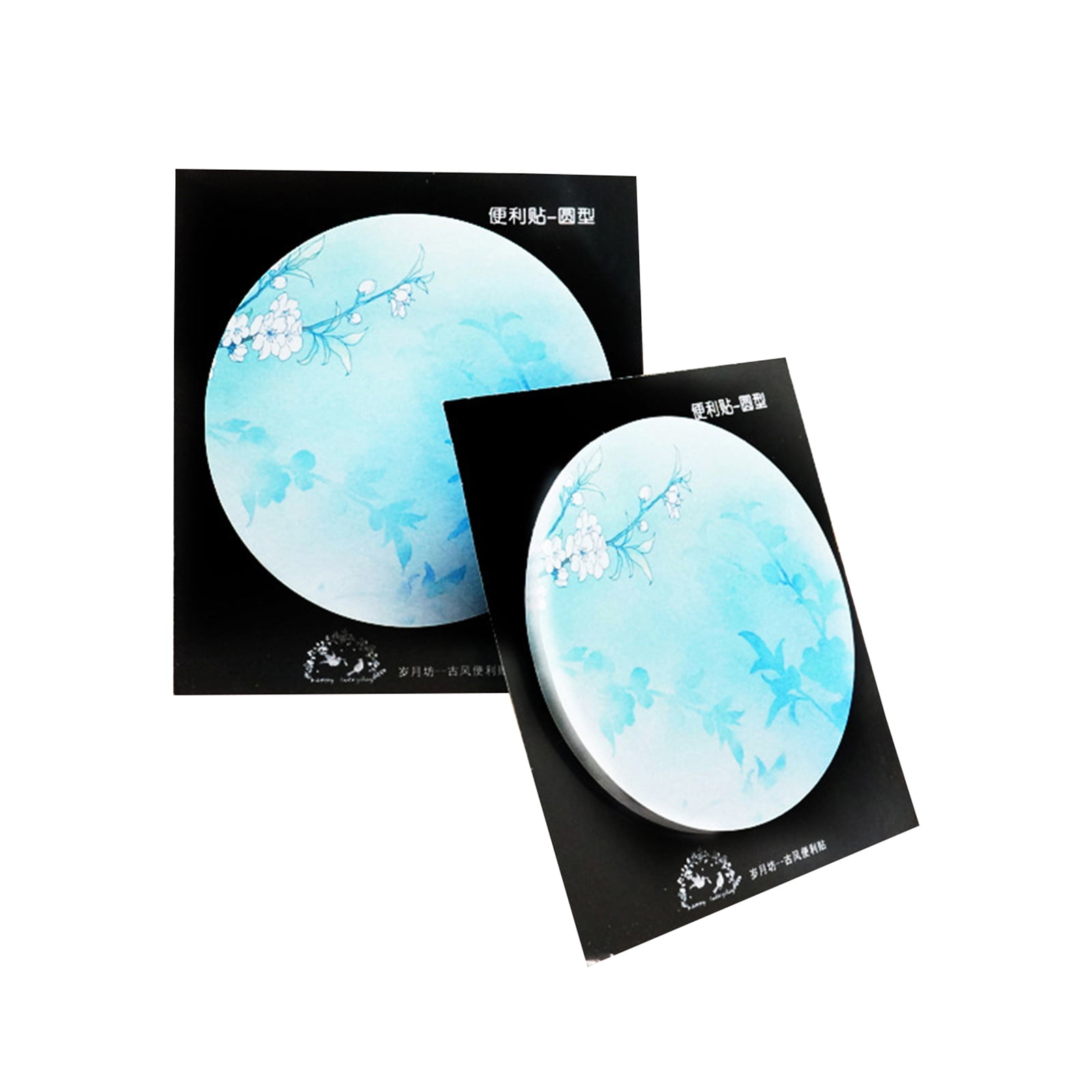 30-Sheet each 8-Pad Sticky Notes 3 inch Dia Round Planet Design Self-Stick Pads 