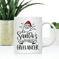 thumbnail image 2 of Koyal Wholesale Santa Claus Ceramic Coffee Mug, Santa's Favorite Freelancer, 2 of 5