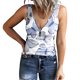 thumbnail image 1 of Gibobby Camiseta informal de verano para mujer, camiseta sin mangas, camiseta sin mangas con cuello en V, camiseta con cremallera, camiseta sin mangas(Blanco,G), 1 of 5