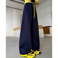 thumbnail image 5 of Ruyang Girls Fleece Sweatpants Teens Baggy Wide Leg Joggers Drawstring Winter Thermal Elastic High Waisted Pants, 5 of 7