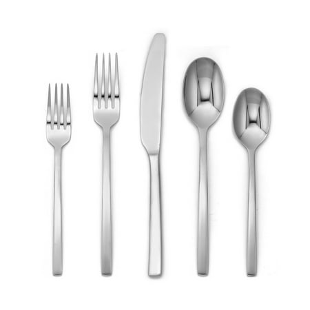 Satin Serving Flatware - Cambridge Silversmiths Beacon Satin Flatware Set, 20 Piece