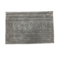 thumbnail image 2 of Home Décor Inc. Naples Collection Microfiber Bathmat – 20" x 30", Grey, Ultra-Soft & Plush, Highly Absorbent, Quick-Drying Bathroom Rug with Non-Slip Backing, 2 of 3