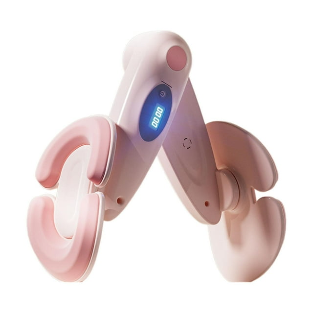 koolsoo Hip Trainer Compact Buttock Lifting Pelvic Floor Muscle Trainer with Counter Pink
