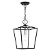 thumbnail image 3 of Livex Lighting 49432-04 Devone Collection 1-Light Convertible Semi-Flush Lantern Ceiling Fixture, Black, 3 of 4