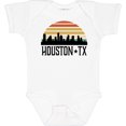 thumbnail image 3 of Inktastic Houston Texas Skyline Retro Boys or Girls Baby Bodysuit, 3 of 5