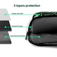 thumbnail image 5 of Green Chip Circuit Laptop Bag, 14 inch Laptop or Tablet, Business Casual Laptop Bag, 5 of 8