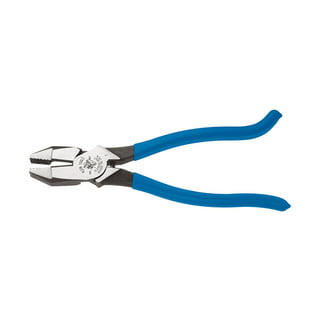Klein Long-Nose Pliers 8 Side-Cutting+Skinning, Heavy-Duty - 1,000 V
