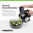 thumbnail image 4 of Presto Trancheuse Électrique Professionnelle pour Salade, Déchiqueteuse et Râpe à Légumes, 4 of 12