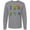 Athletic Heather, variant on Inktastic Group of Beautiful Wildflowers Long Sleeve T-Shirt