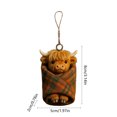 thumbnail image 4 of AOMXGD Plaid Blanket Themed Acrylic Christmas Hanging Ornament, Festive Tree & Wall Pendant For Seasonal Display & Gifting, 4 of 7