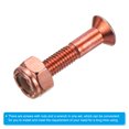 thumbnail image 4 of Uxcell Skateboard Hardware Kit 1" Mounting Screws Hex Head Bolts Nuts Set with Spanner Red, 4 of 4
