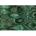 thumbnail image 1 of Ahgly Company Indoor Rectangle Abstract Turquoise Blue Modern Area Rugs, 2' x 3', 1 of 4