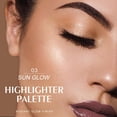 thumbnail image 3 of Kit de paleta de contorno con iluminadores de maquillaje KYDA Lasting Glow, 3 of 7
