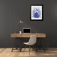 thumbnail image 4 of Fab Funky 20x24 Black Modern Framed Museum Art Print Titled - Blue Crab, 4 of 5