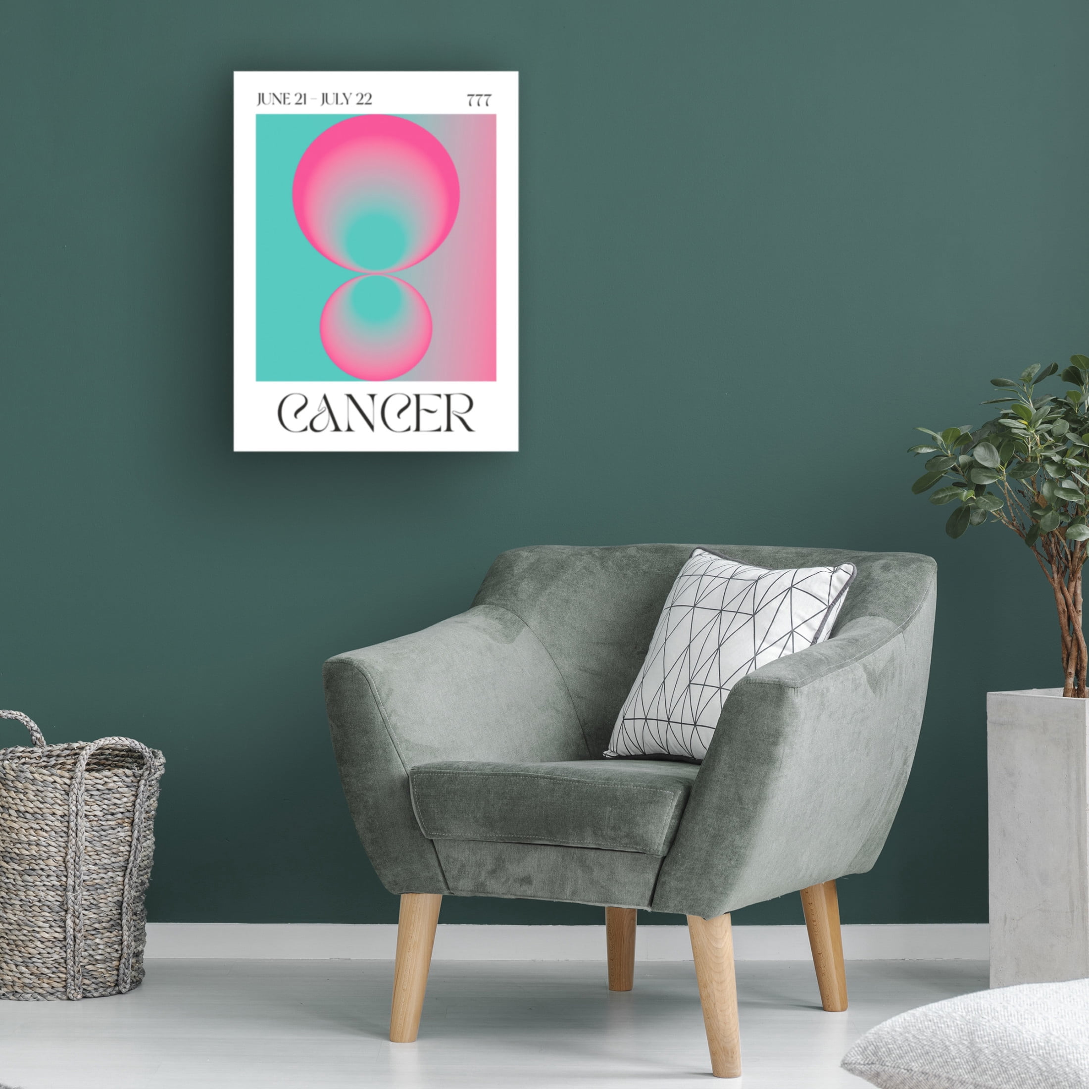 Trademark Fine Art Valeria Castillo  Cancer Canvas Wall Art