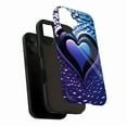 thumbnail image 3 of Heart Design Metallic Gradient Hexagonal Pattern iPhone Case, Stylish Protective Cover for Women Men, Compatible with iPhone 11/12/13/14/15/16 (Pro Max/Plus), 3 of 9