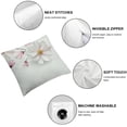 thumbnail image 4 of Nawypu Throw Pillow Covers Pink Floral Decorative Pillow Covers Cherry Blossom Sakura Flower Tree Branch Pillow Case Cushion Cases for Couch Sofa Bedroom Living Room Home Decor,Set of 2, 4 of 6