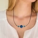 thumbnail image 4 of Collares estilo meditación, collar de cadena de cuentas de aleación con cuentas de vidrio estrellado, gargantilla de protección de la suerte, 4 of 5