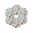 thumbnail image 7 of 13 Inch Round Placemats Set of 6, Easter Non Slip Heat Insulation PP Table Mats, Spring Farmhouse Bunny Flower Blue Wood Grain Washable Place Mats for Kitchen Dining Party Table Decor, 7 of 7