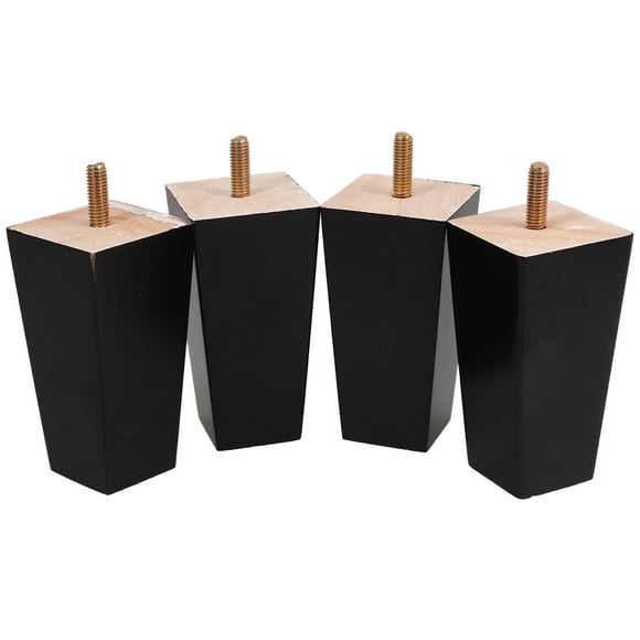 Shisuyan 4pcs Wooden Furniture Legs Sofa Legs Couch Leg Replacement Legs Coffee Table Dresser Feet For Coffee Table Dresser Desk Cabinet Bench Repair