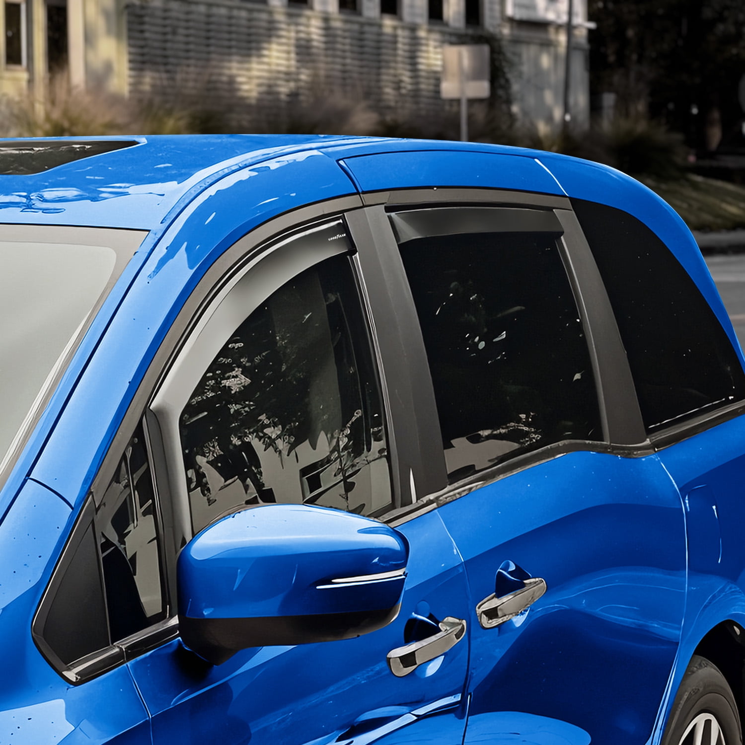 Goodyear Shatterproof in-Channel Window Deflectors for Honda Odyssey 2018-2025, Rain Guards, Window Visors for Cars, Vent Deflector, Car Accessories, 4 pcs - GY007755