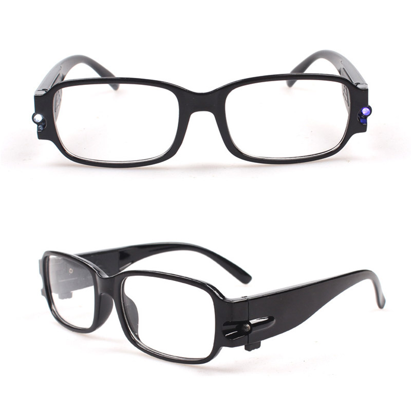 2.0 Unisex LED Lights Reading Glasses Night Vision Health