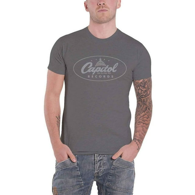 Capitol Records T-Shirt avec Logo pour Adulte