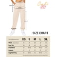 thumbnail image 4 of Cali1850 Women's Embroidery Jogger Sweatpants Baby French Terry Drawstring Elastic Waistband Casual Soft Comfy Pants with Pockets, 4 of 4