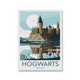 thumbnail image 1 of Movie Hogwart Castle Posters and Prints Castle Lake Sun Canvas Painting Abstract Pictures For Kid Room Home Decoration Wall Art20x25cm No Frame Gao Jinjia LED, 1 of 2
