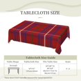 thumbnail image 6 of Rectangle Table Cloth, Scottish Clan Rose Tartan Plaid Resistant Washable Tablecloth Decorative Table Cover for Dining, Indoor and Outdoor, 6 of 6