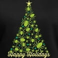 thumbnail image 3 of CafePress - Spider Christmas Tree T Shirt - Women's V-Neck Dark T-Shirt, 3 of 4
