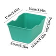 thumbnail image 3 of Army Green Mini Sundries Storage Box Jewelry Storage Box Makeup Organizer Container Desktop Storage, Makeup Holder, and, 3 of 6