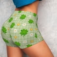 thumbnail image 4 of Naloa St Patrick's Day11 Biker Shorts for Women Seamless Scrunch Short Women’s Yoga Shorts for Gym Running Sport Shorts - X-Large, 4 of 9