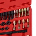 thumbnail image 2 of 48 Piece Thread Chaser Set Metric and SAE Sizes 22 Taps 24 Dies 2 Thread Files Universal Rethreading Tool Kit, 2 of 4