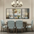 thumbnail image 4 of Costway Metal Wall Mirror Large Window Decorative Farmhouse Mirror Square 28" x 40", 4 of 10