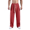 thumbnail image 2 of Loose Fit Wide Leg Pants for Men/Women Drawstring Waist Comfortable Casual Relaxed Trousers Soft Fabric Breathable Design, 2 of 5