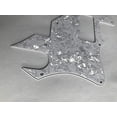 thumbnail image 2 of Pour Tele F Hole Conversion Guitare Pickguard TV Jones Plaque à Gratter (4 Plis Blanc Perle), 2 of 5