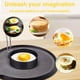 thumbnail image 4 of 3 uds mango de acero inoxidable molde de pastel redondo DIY tortilla anillo + cepillo de aceite MFZFUKR CJWUS-4150, 4 of 7